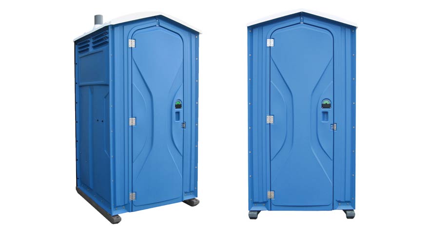 Long-term porta potty units on site in Beaufort, South Carolina